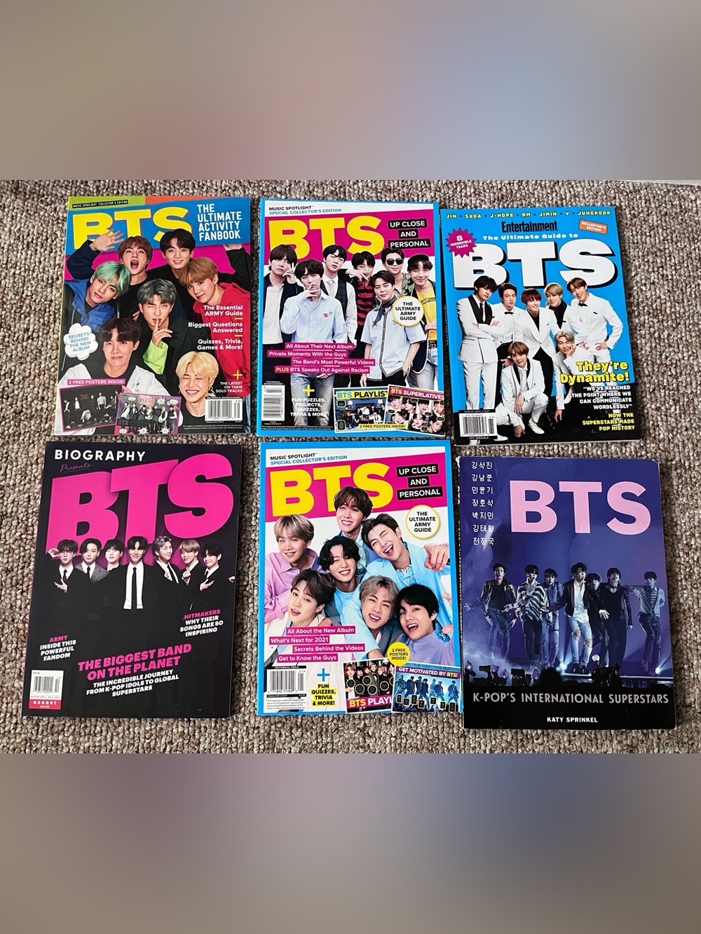 BTS Magazines Lot of 6